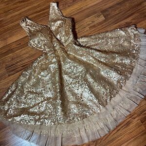Vintage Y2K Sequin Beaded Mini Dress Sequin Dress Vintage beaded Circle Skirt